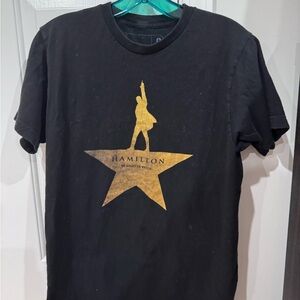 Hamilton Black and Gold Short Sleeve Tee
